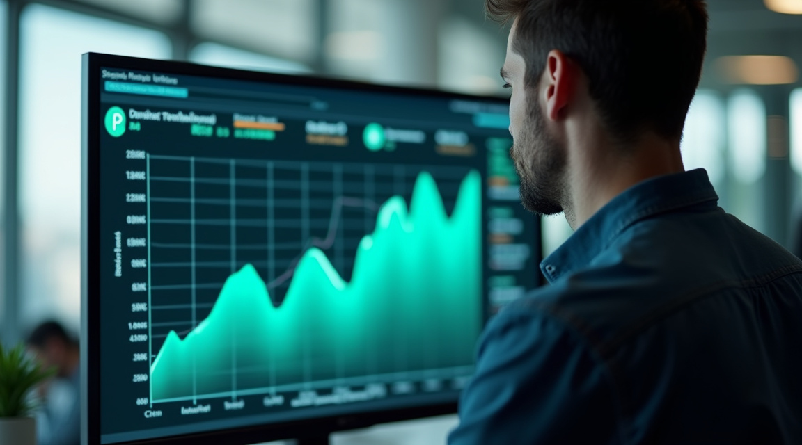 Painel de acompanhamento de menções de marca em respostas de inteligência artificial
