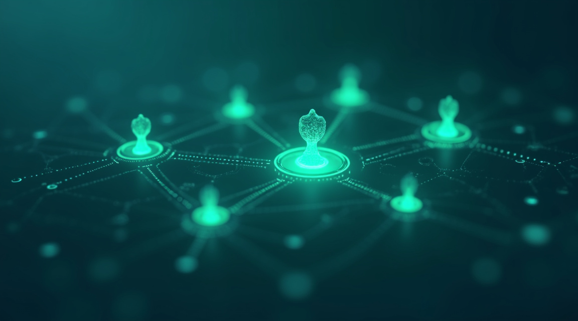 Grafo de entidades conectando empresa, autor e conteúdo em uma identidade única